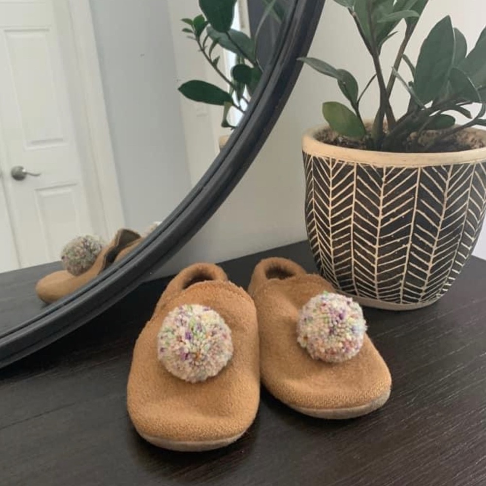 Ulla + Viggo wool pom slippers / shoes